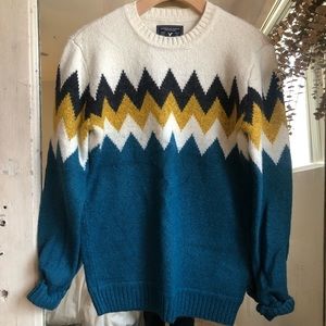 American Eagle retro ski wool blend sweater XS/SM